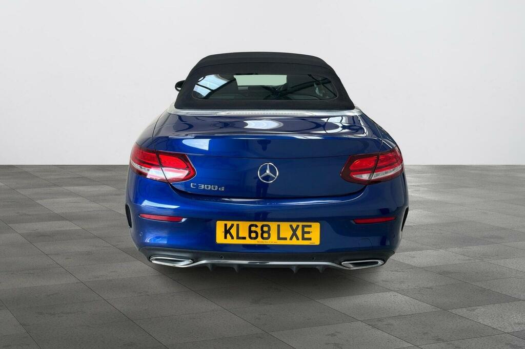 Mercedes-Benz C Class 2.0 C300d Amg Line Premium Cabriolet G-tronic E KL68LXE Blue #4