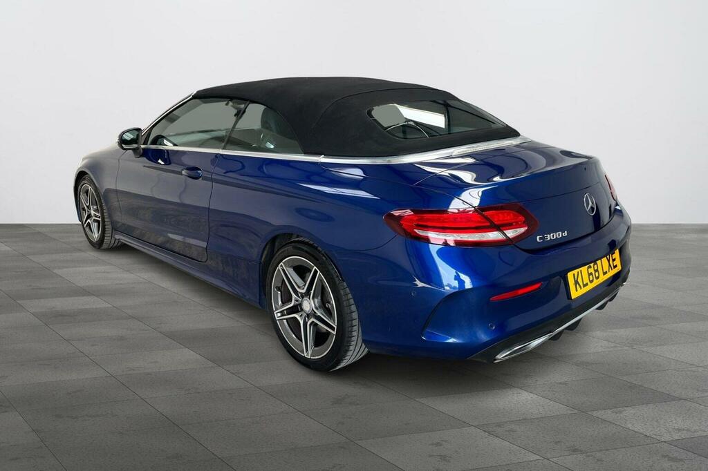 Mercedes-Benz C Class 2.0 C300d Amg Line Premium Cabriolet G-tronic E KL68LXE Blue #5