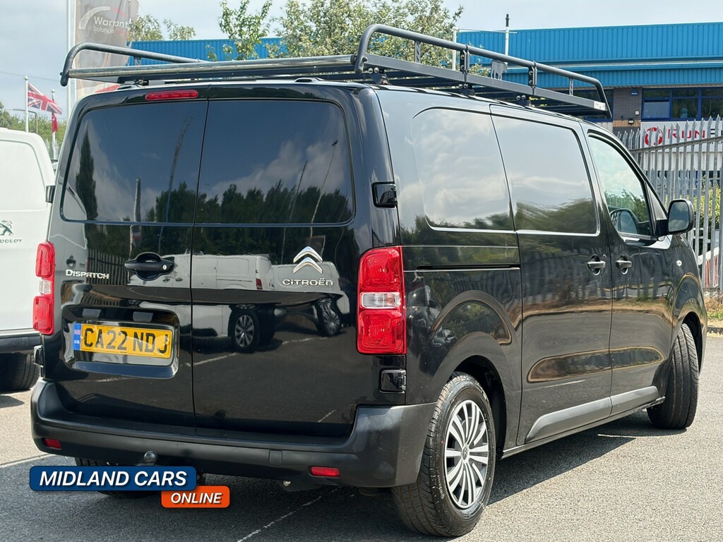 Citroen Dispatch Panel Van 1.5 Bluehdi 1000 Enterprise Pro M 2022 CA22NDJ Black #6