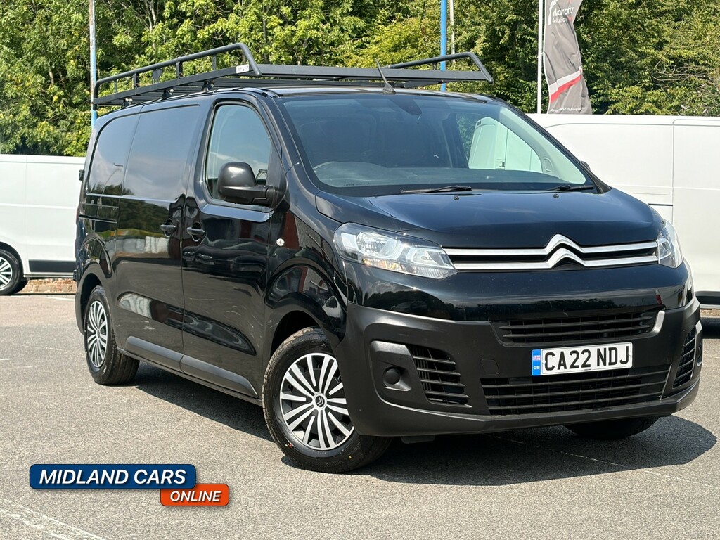 Citroen Dispatch Panel Van 1.5 Bluehdi 1000 Enterprise Pro M 2022 CA22NDJ Black #4