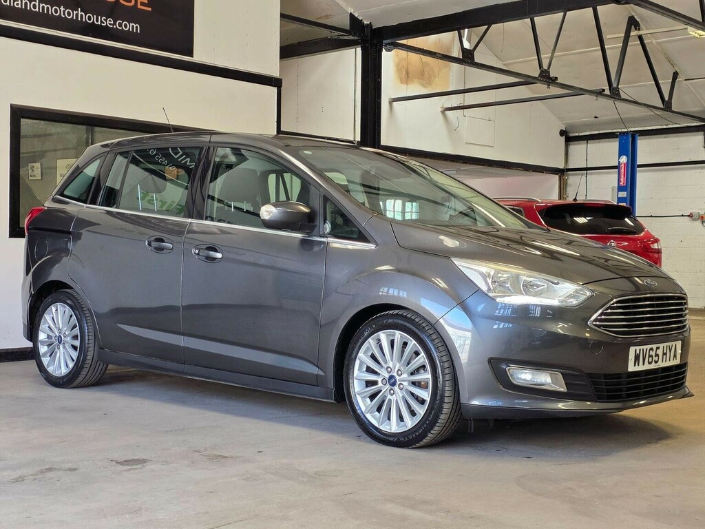 Ford Grand C-Max 2.0 Tdci Titanium Powershift Euro 6 Ss Grey #2