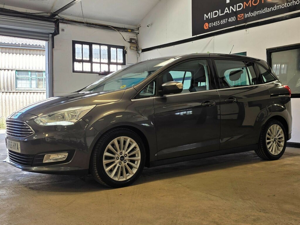 Ford Grand C-Max 2.0 Tdci Titanium Powershift Euro 6 Ss Grey #4