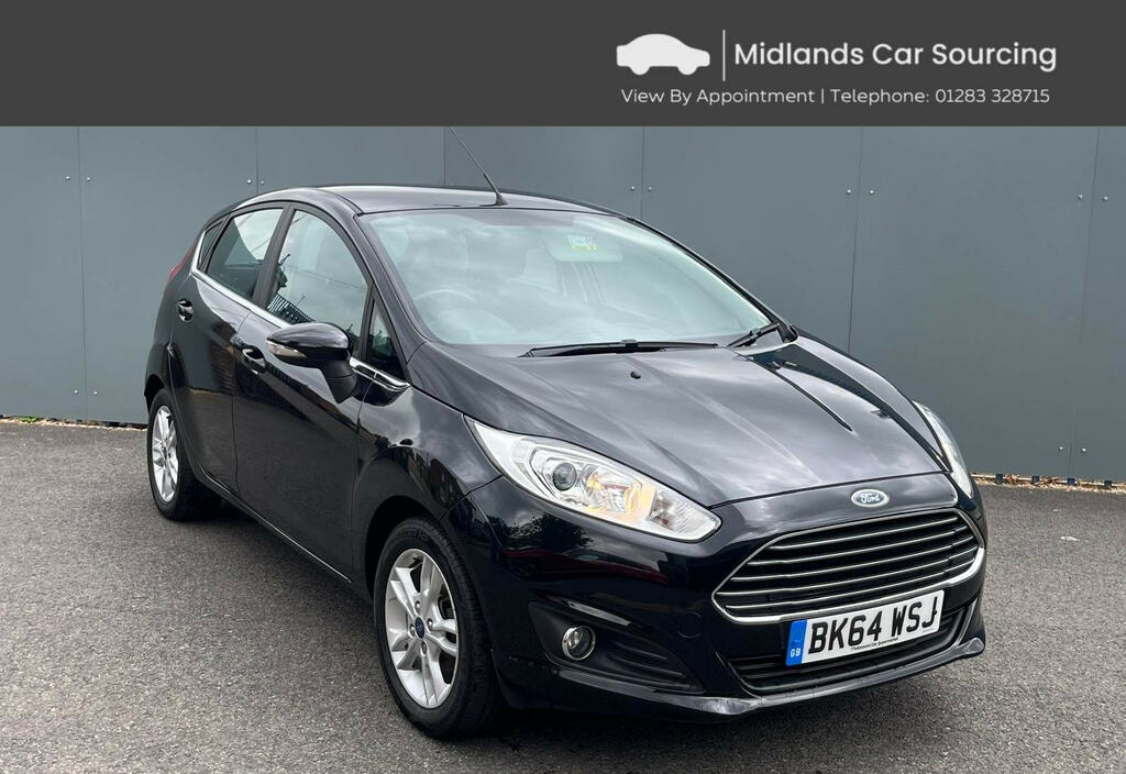 Ford Fiesta 1.25 Zetec Hatchback 5 Seat Grea Black