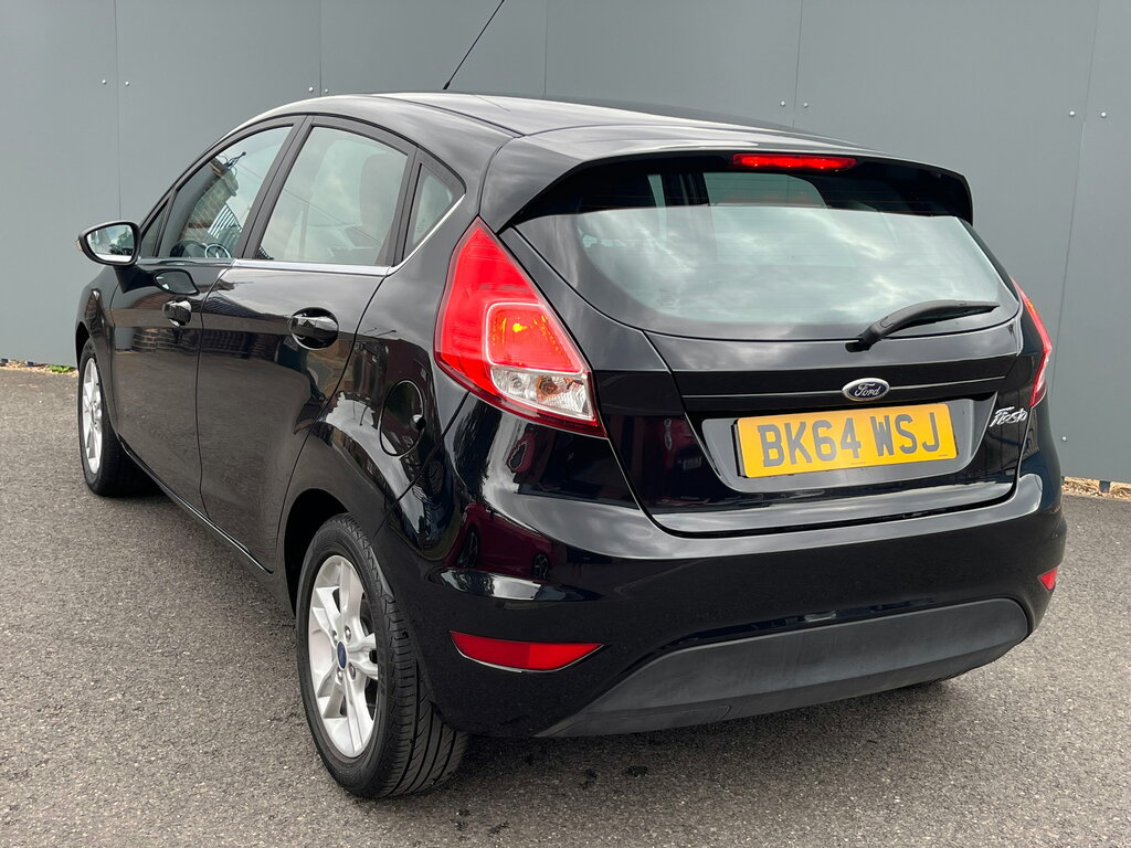 Ford Fiesta 1.25 Zetec Hatchback 5 Seat Grea BK64WSJ Black #6
