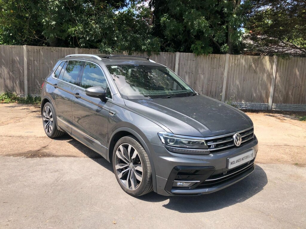Volkswagen Tiguan 2.0 Tdi R-line Dsg 4Motion Euro 6 Ss SW18PXC Grey #4