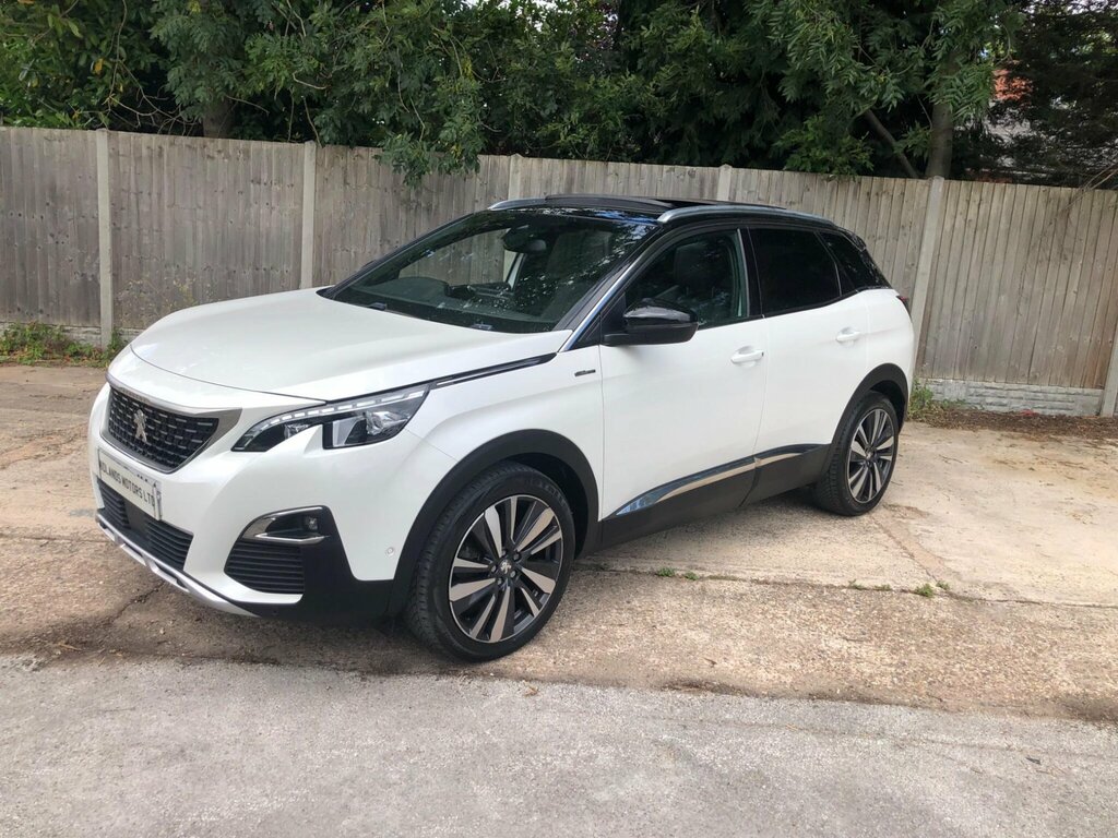 Peugeot 3008 1.2 Puretech Gt Line Premium Eat Euro 6 Ss White #6