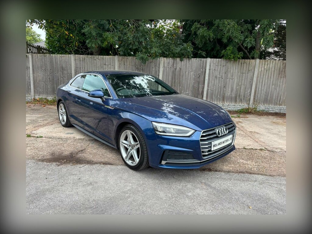 Audi A5 2.0 Tdi Ultra S Line Euro 6 Ss BG17DUA Blue #3