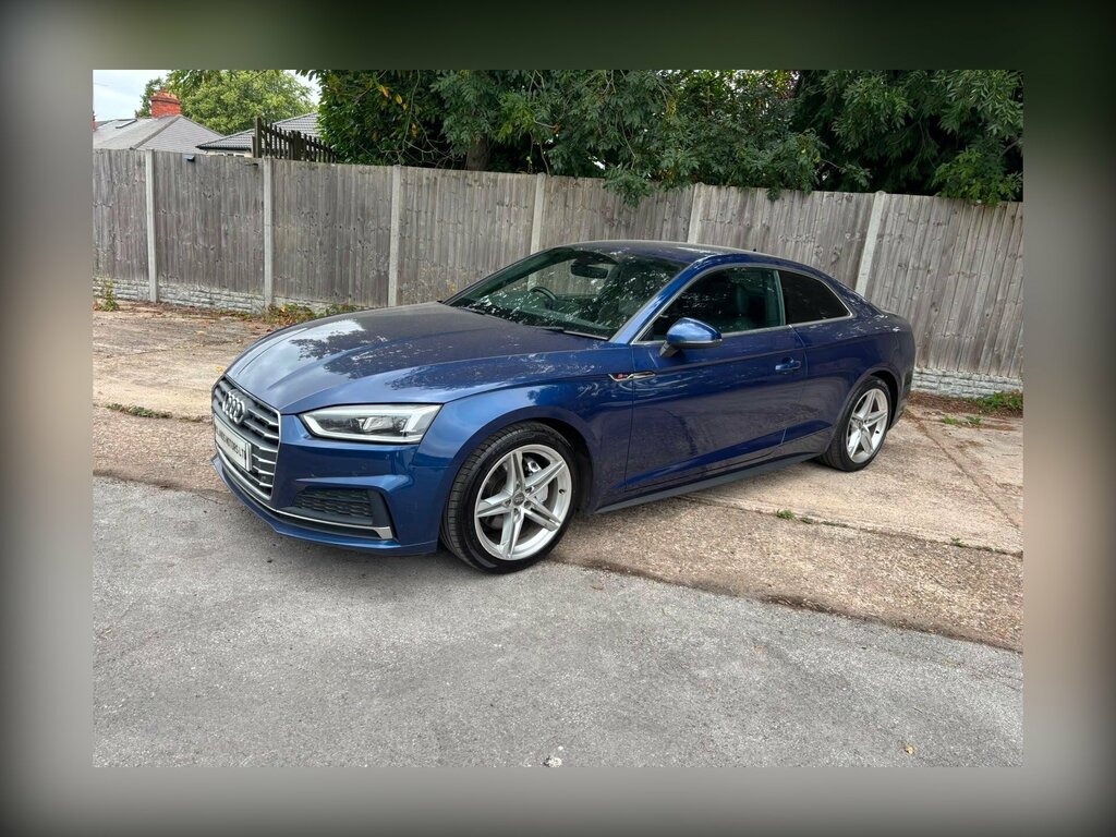 Audi A5 2.0 Tdi Ultra S Line Euro 6 Ss BG17DUA Blue #5