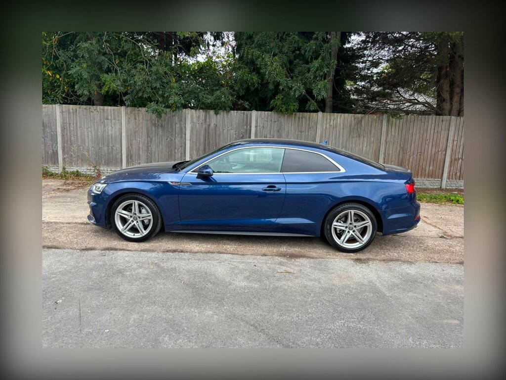 Audi A5 2.0 Tdi Ultra S Line Euro 6 Ss BG17DUA Blue #2