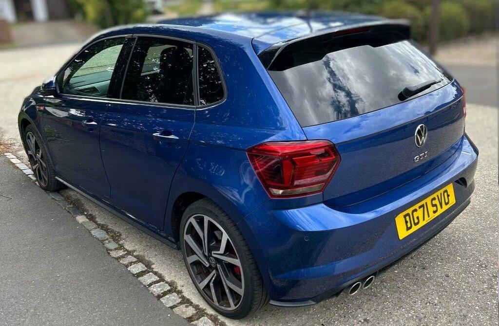 Volkswagen Polo Gti Blue #4