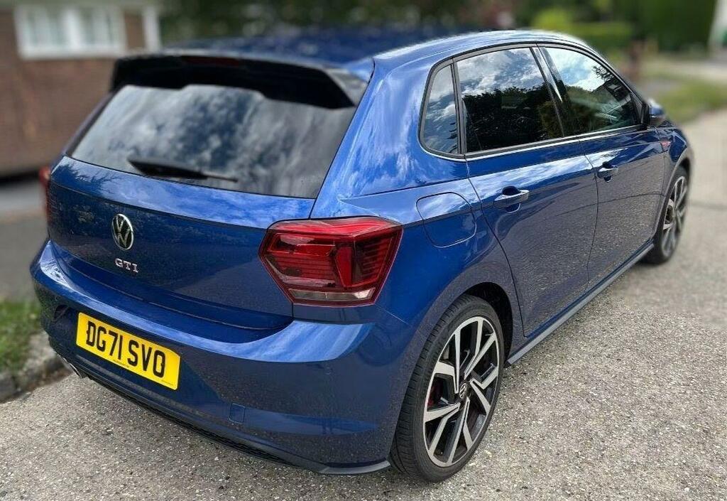 Volkswagen Polo Gti Blue #5