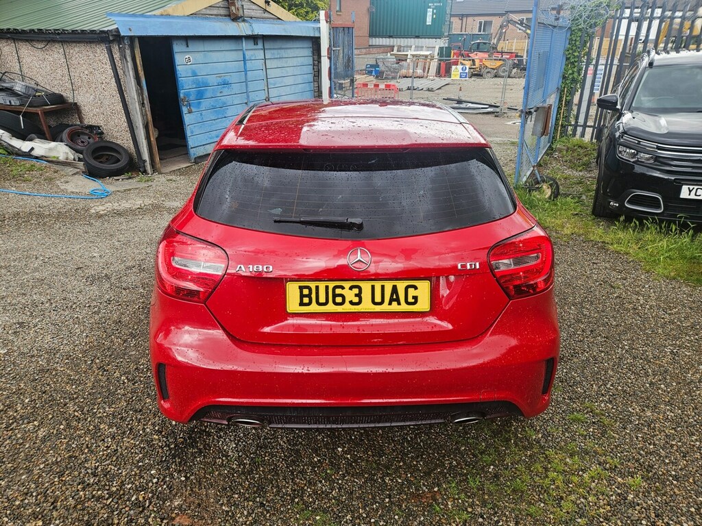 Mercedes-Benz A Class A180 Cdi Blueefficiency Amg Sport BU63UAG Red #6