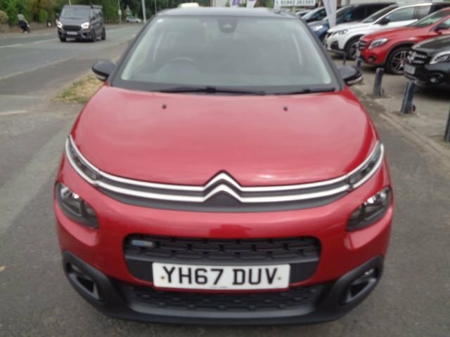 Citroen C3 1.2 Puretech Flair Hatchback Eur YH67DUV Red #3