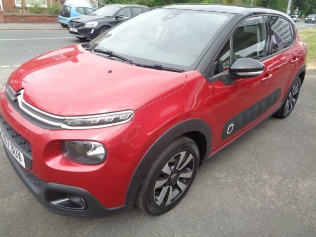 Citroen C3 1.2 Puretech Flair Hatchback Eur YH67DUV Red #4