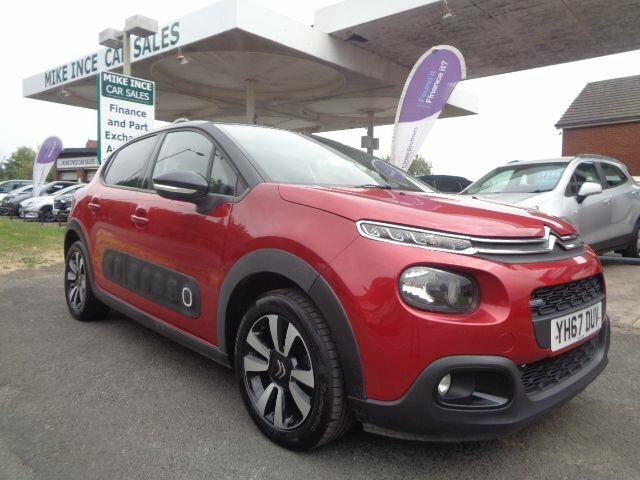 Citroen C3 1.2 Puretech Flair Hatchback Eur YH67DUV Red