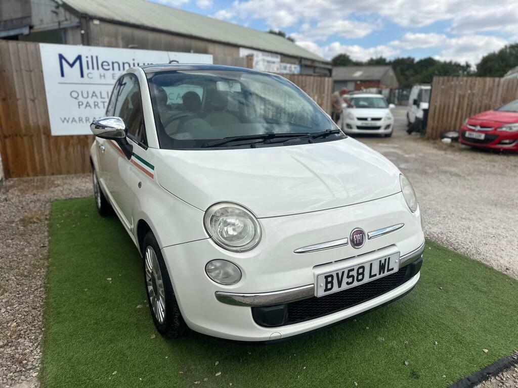 Fiat 500 1.2 Lounge Euro 4 White #3