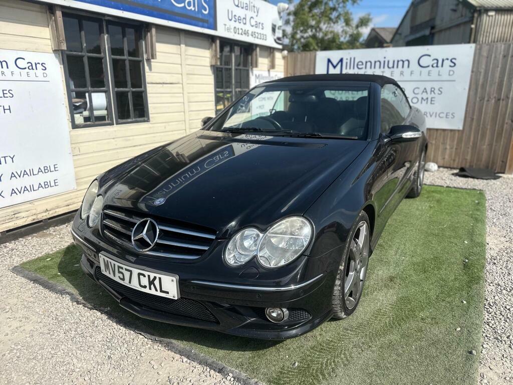 Mercedes-Benz CLK 3.5 Clk350 Sport Cabriolet 7G-tronic Black #2