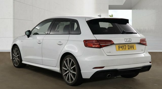Audi A3 Tdi Black Edition Sportback PY17DVV White #4