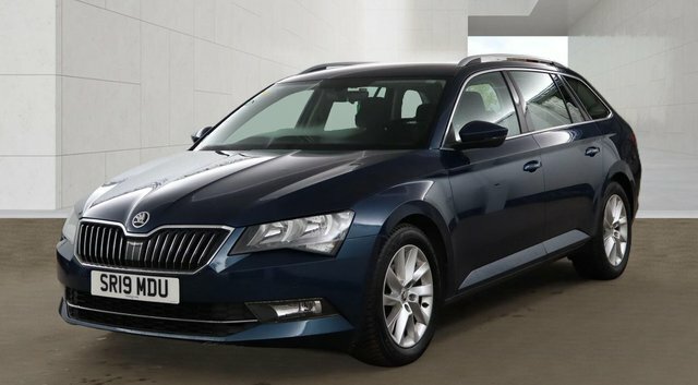 Skoda Superb Tdi Se Estate Blue #2