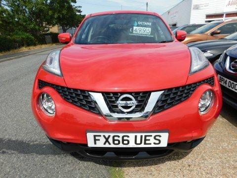 Nissan Juke Acenta Dig-t FX66UES Red #4