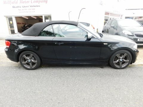 BMW 1 Series Convertible Black #11