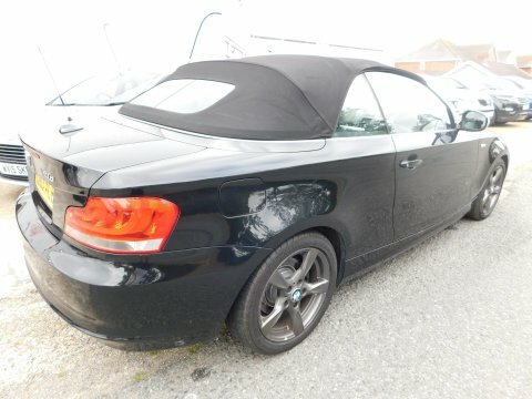 BMW 1 Series Convertible Black #12