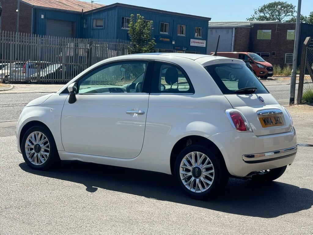 Fiat 500 1.2 Lounge Euro 6 Ss White #5