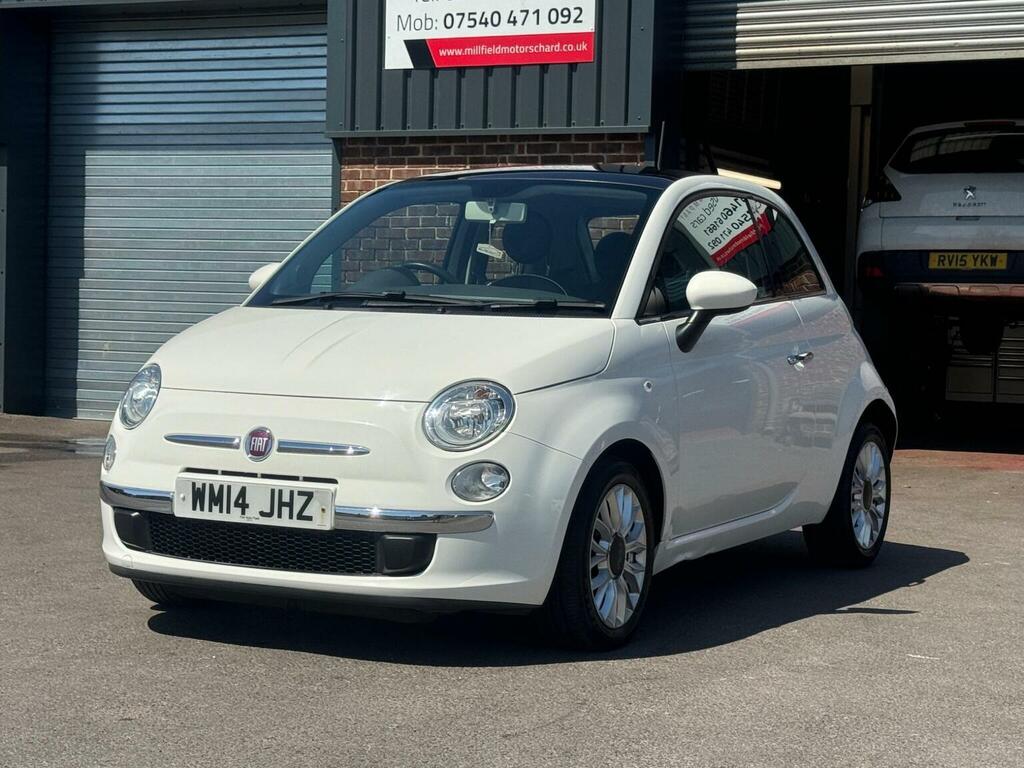 Fiat 500 1.2 Lounge Euro 6 Ss White #2