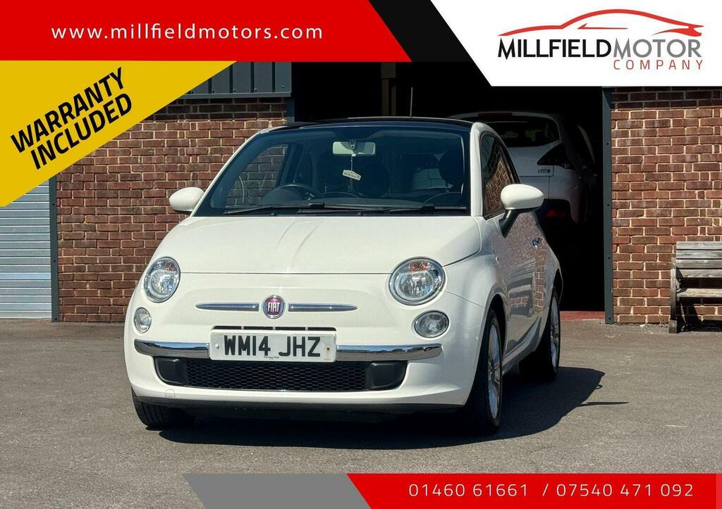 Fiat 500 1.2 Lounge Euro 6 Ss White