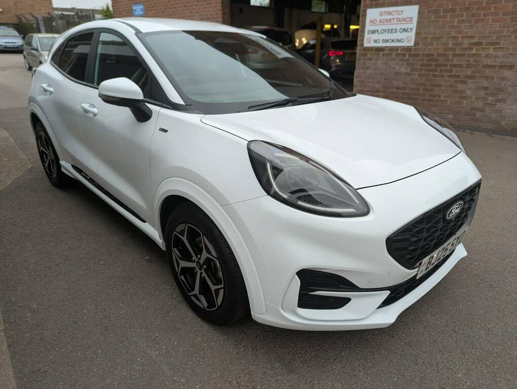 Ford Puma 1.0 Ecoboost Hybrid Mhev St-line Dct White