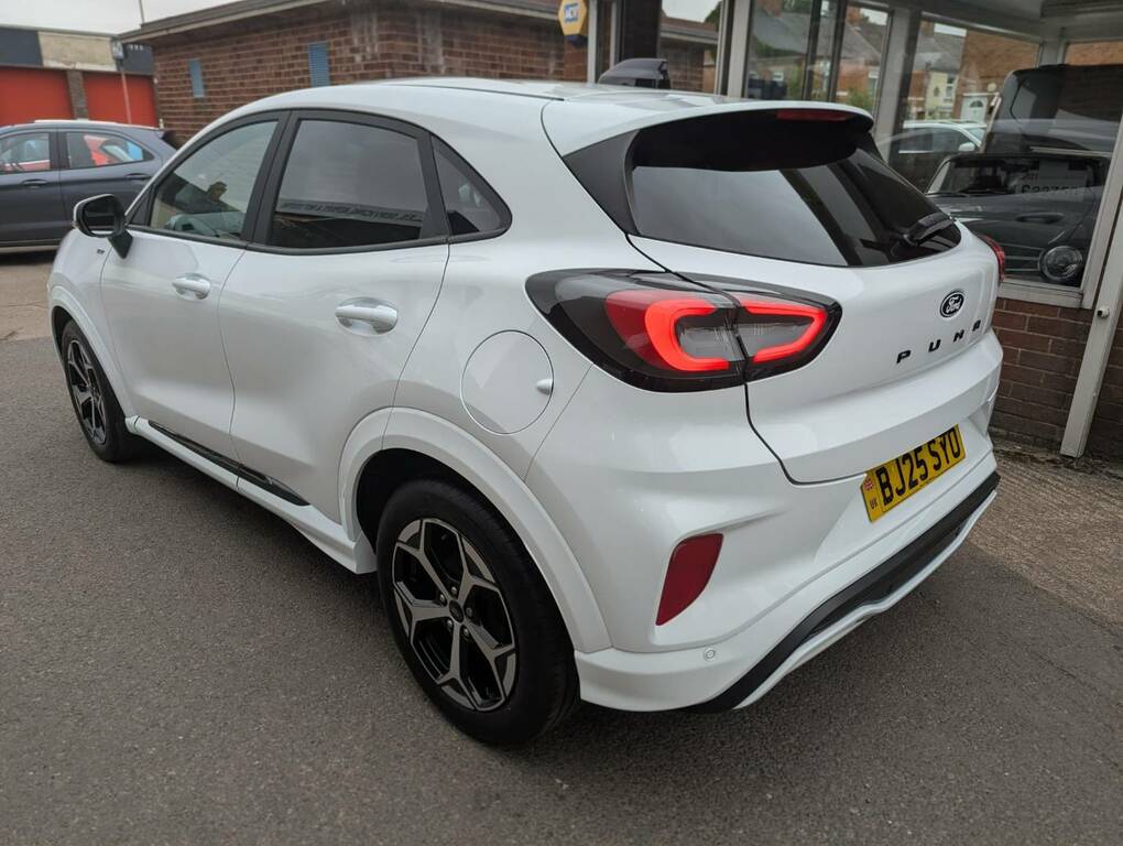 Ford Puma 1.0 Ecoboost Hybrid Mhev St-line Dct White #3