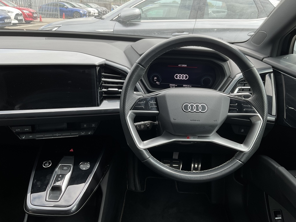 Audi Q4 E Tron S Line 40 NJ23GSY Black #6