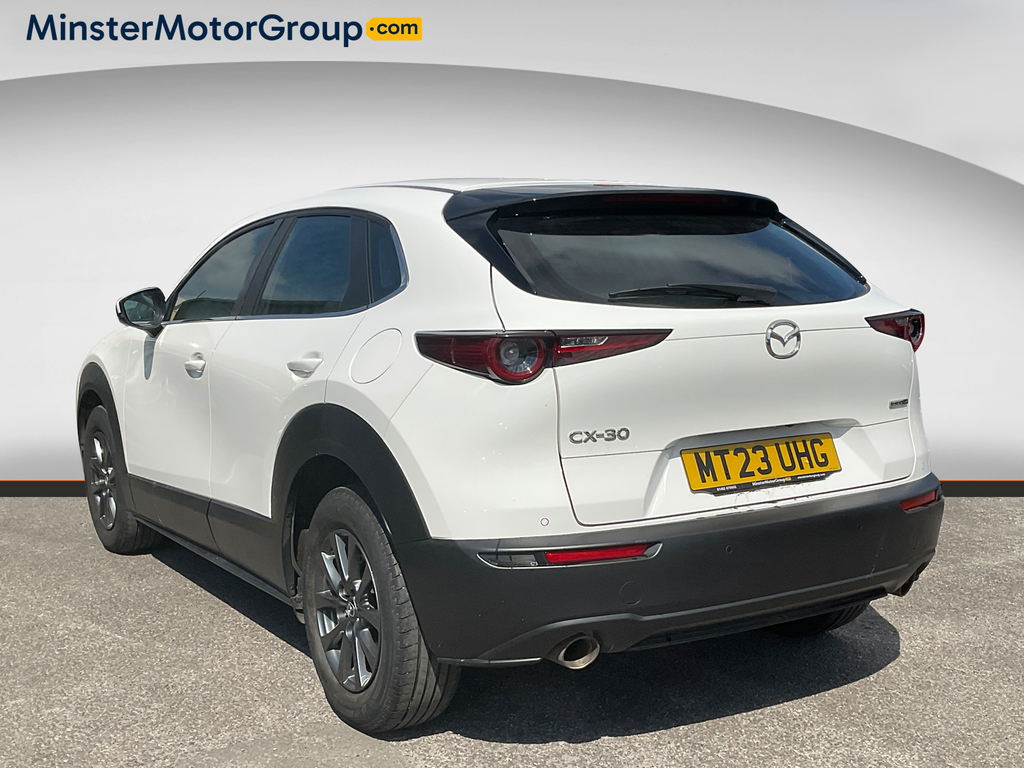 Mazda CX-30 Se-l Lux Mhev MT23UHG White #4