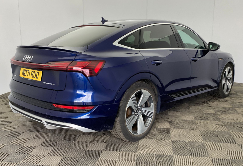 Audi E-Tron S Suv Blue #2