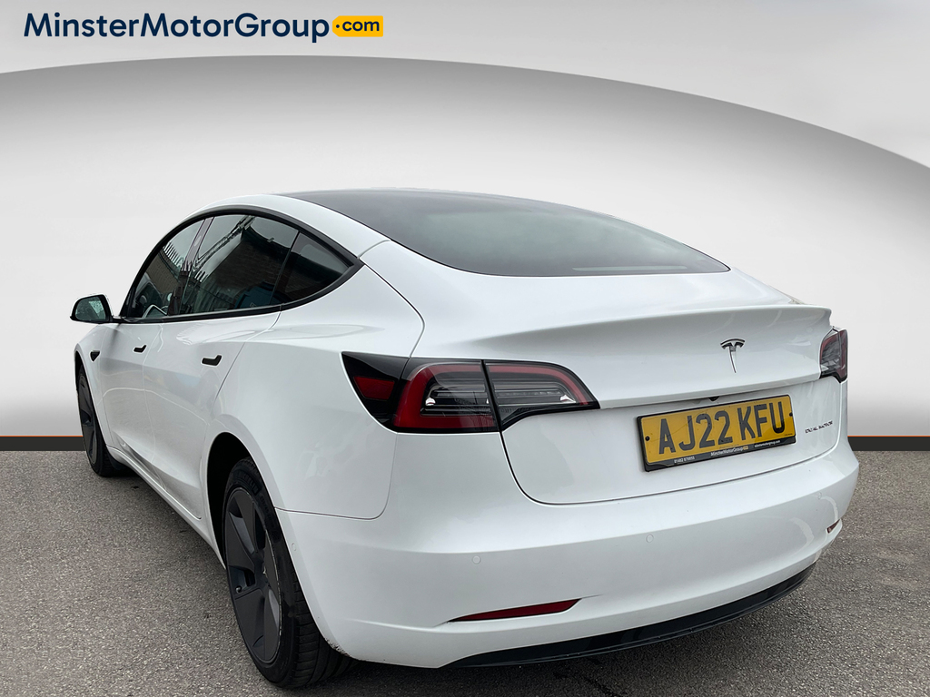 Tesla Model 3 Long Range Awd AJ22KFU White #4