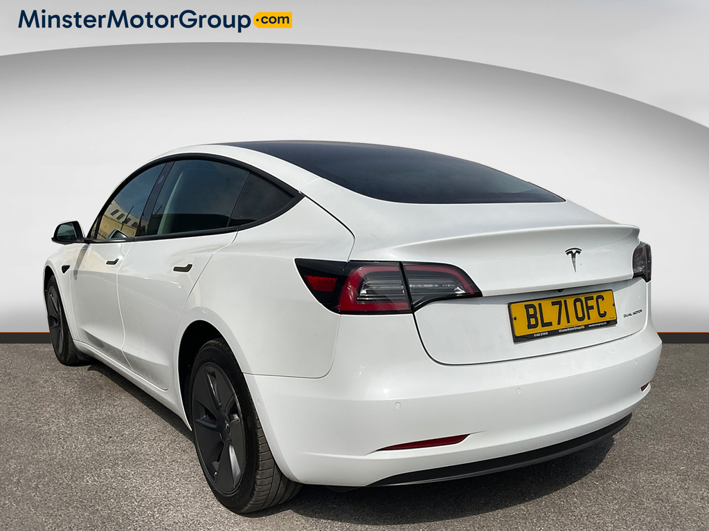 Tesla Model 3 Long Range Awd White #4