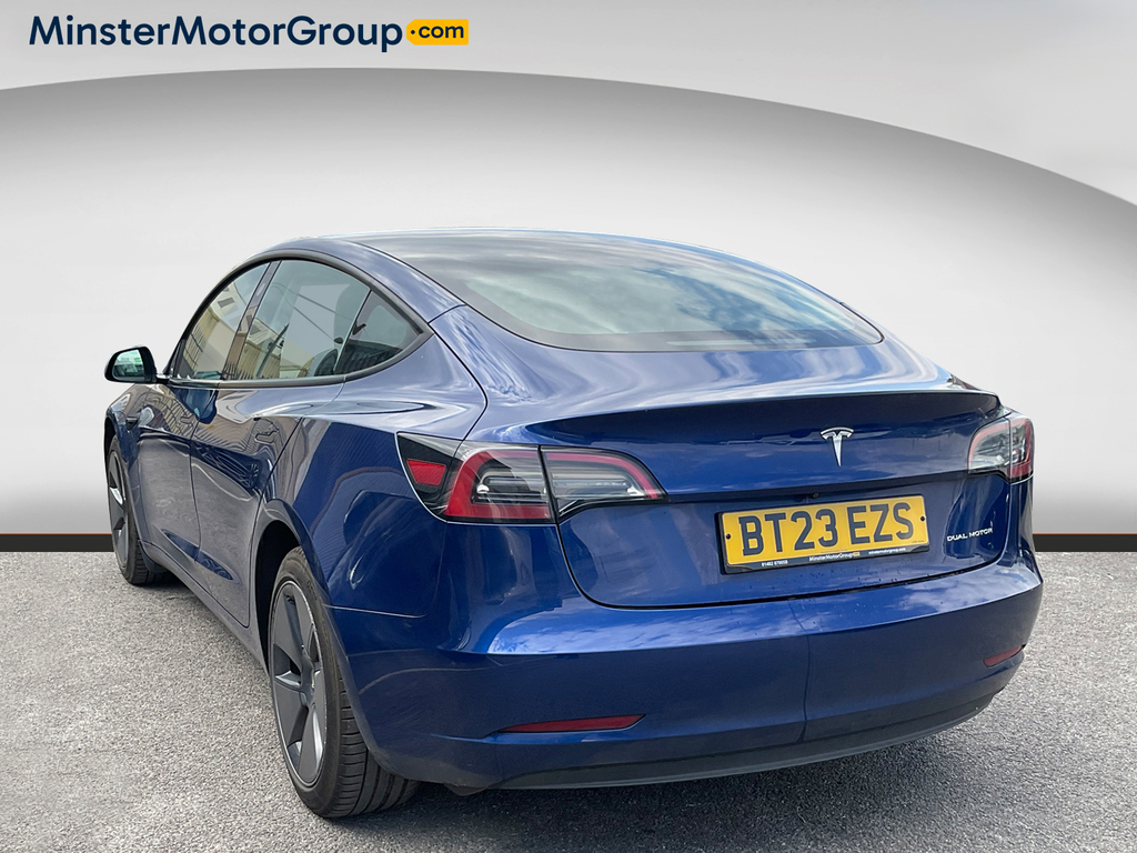 Tesla Model 3 Long Range Awd Blue #4