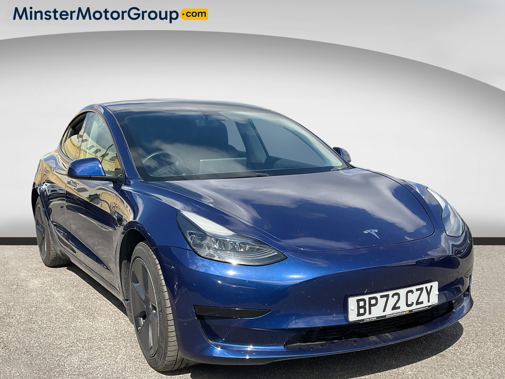 Tesla Model 3 Saloon BP72CZY Blue
