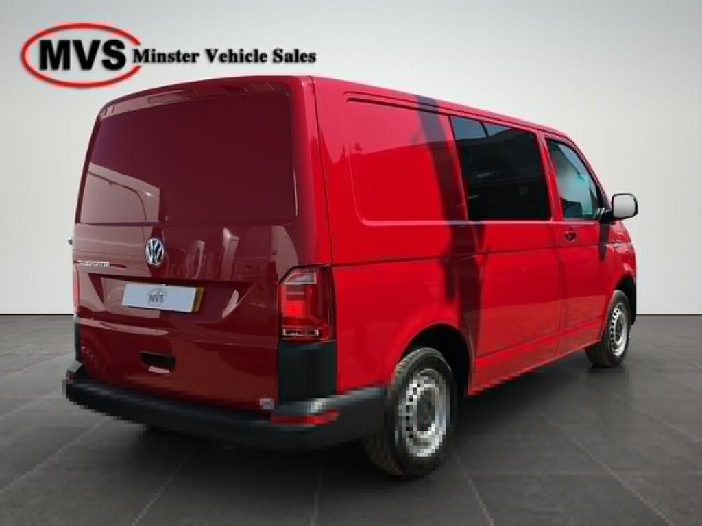Volkswagen Transporter 2.0-Tdi-t28-startline GF69UZO Red #6