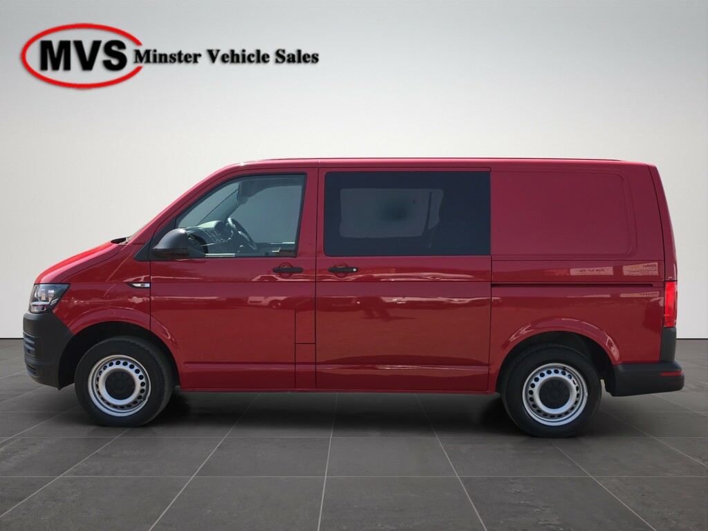 Volkswagen Transporter 2.0-Tdi-t28-startline GF69UZO Red #4