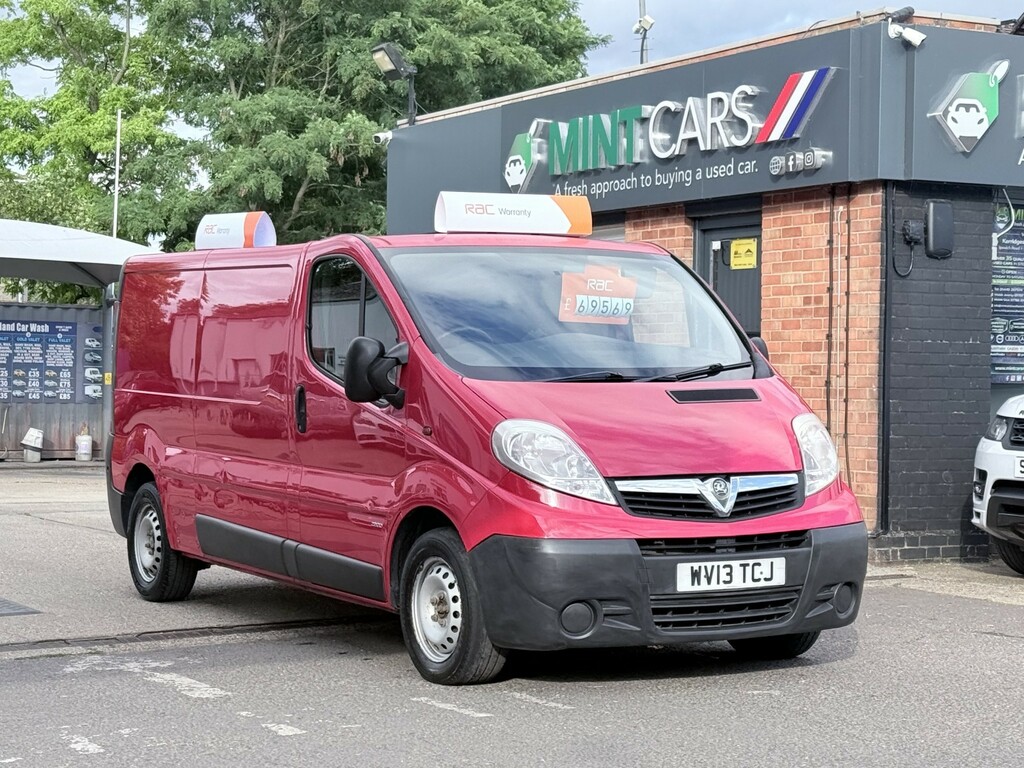 Vauxhall Vivaro Panel Van 2.0 2900 Cdti Ecoflex 201313 WV13TCJ Red #2