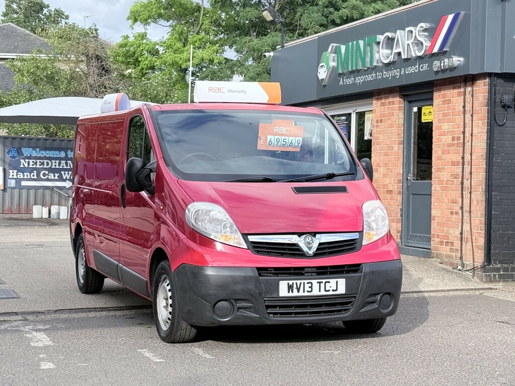 Vauxhall Vivaro Panel Van 2.0 2900 Cdti Ecoflex 201313 WV13TCJ Red #3