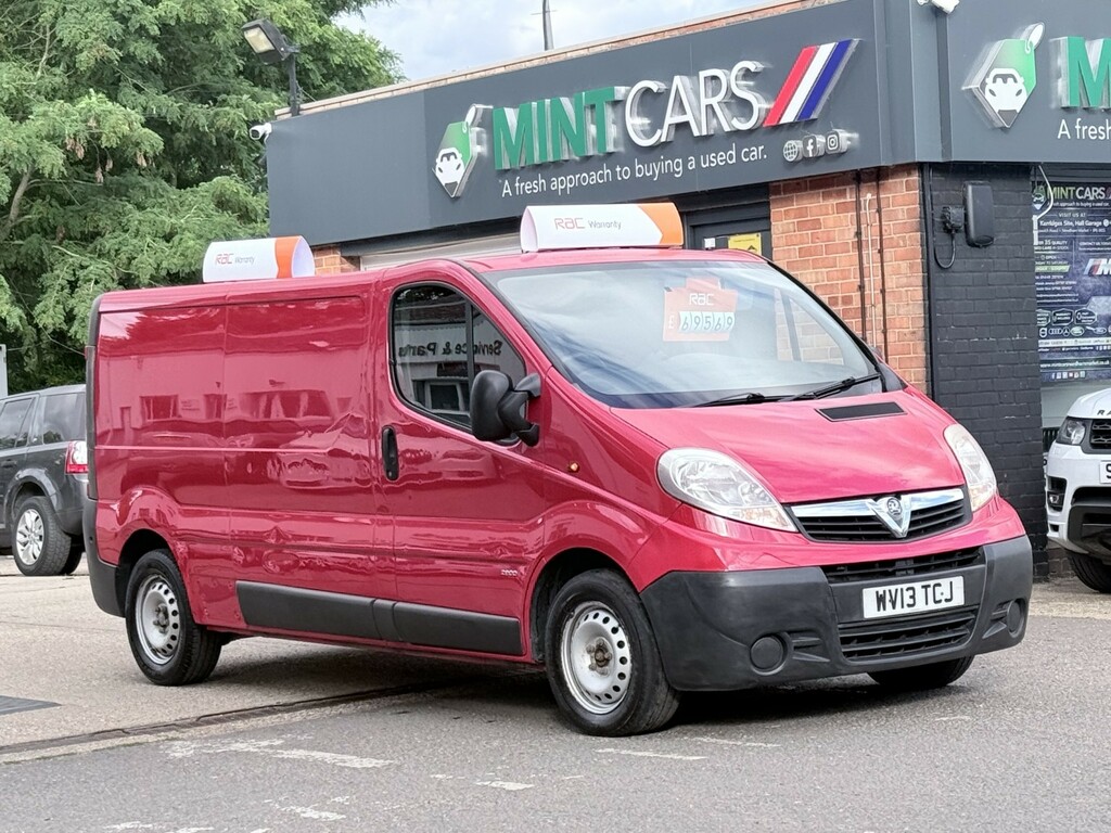 Vauxhall Vivaro Panel Van 2.0 2900 Cdti Ecoflex 201313 Red