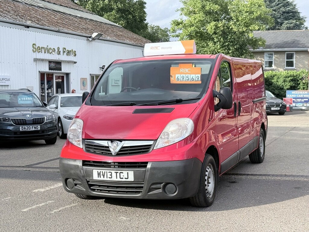 Vauxhall Vivaro Panel Van 2.0 2900 Cdti Ecoflex 201313 WV13TCJ Red #5