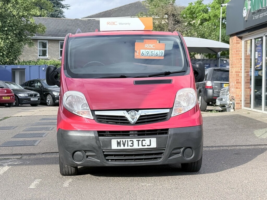 Vauxhall Vivaro Panel Van 2.0 2900 Cdti Ecoflex 201313 WV13TCJ Red #4