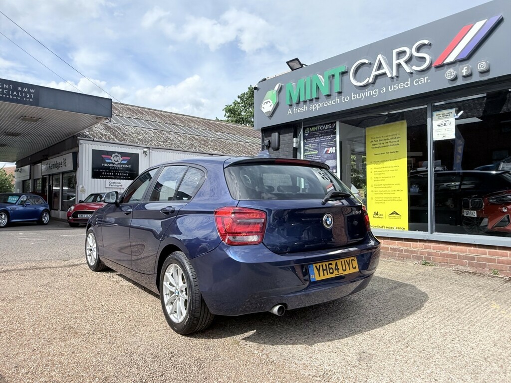BMW 1 Series Hatchback 1.6 116D Efficientdynamics 5-Door 2014 Blue #5