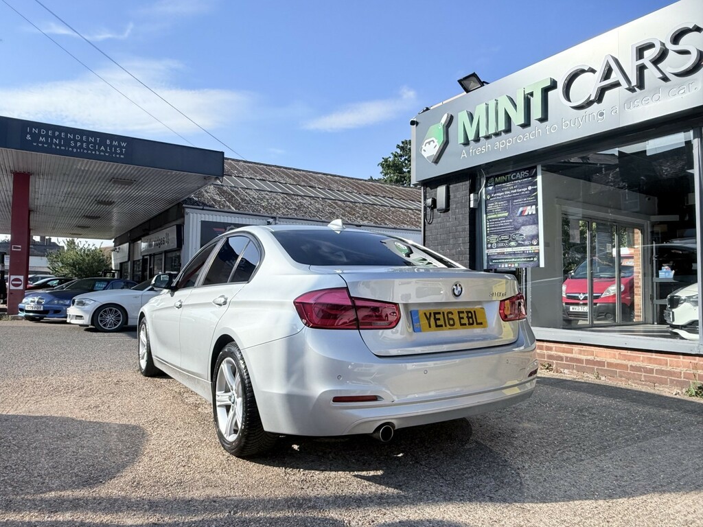 BMW 3 Series 2.0 318D Se Saloon Silver #4