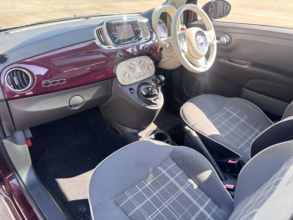 Fiat 500 0.9 Twinair Lounge Hatchback Eur Red #44