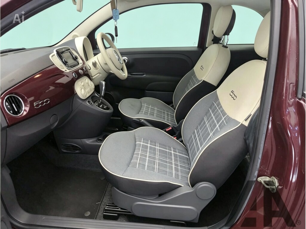 Fiat 500 Hatchback 1.2 500 My17 1.2 69Hp Lounge 2015 Red #2