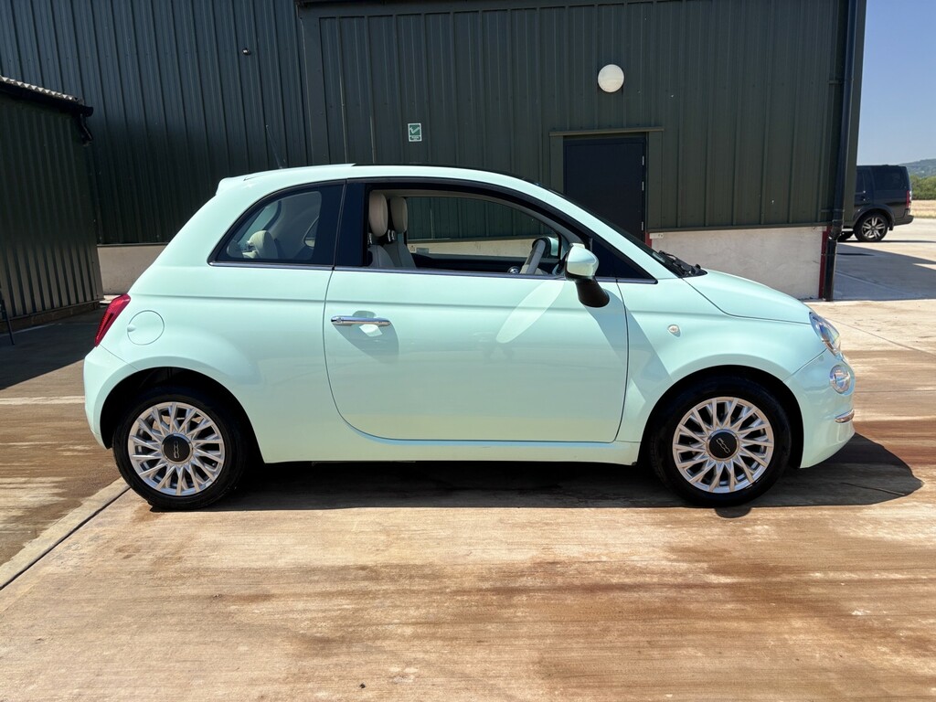 Fiat 500 Hatchback Blue #10